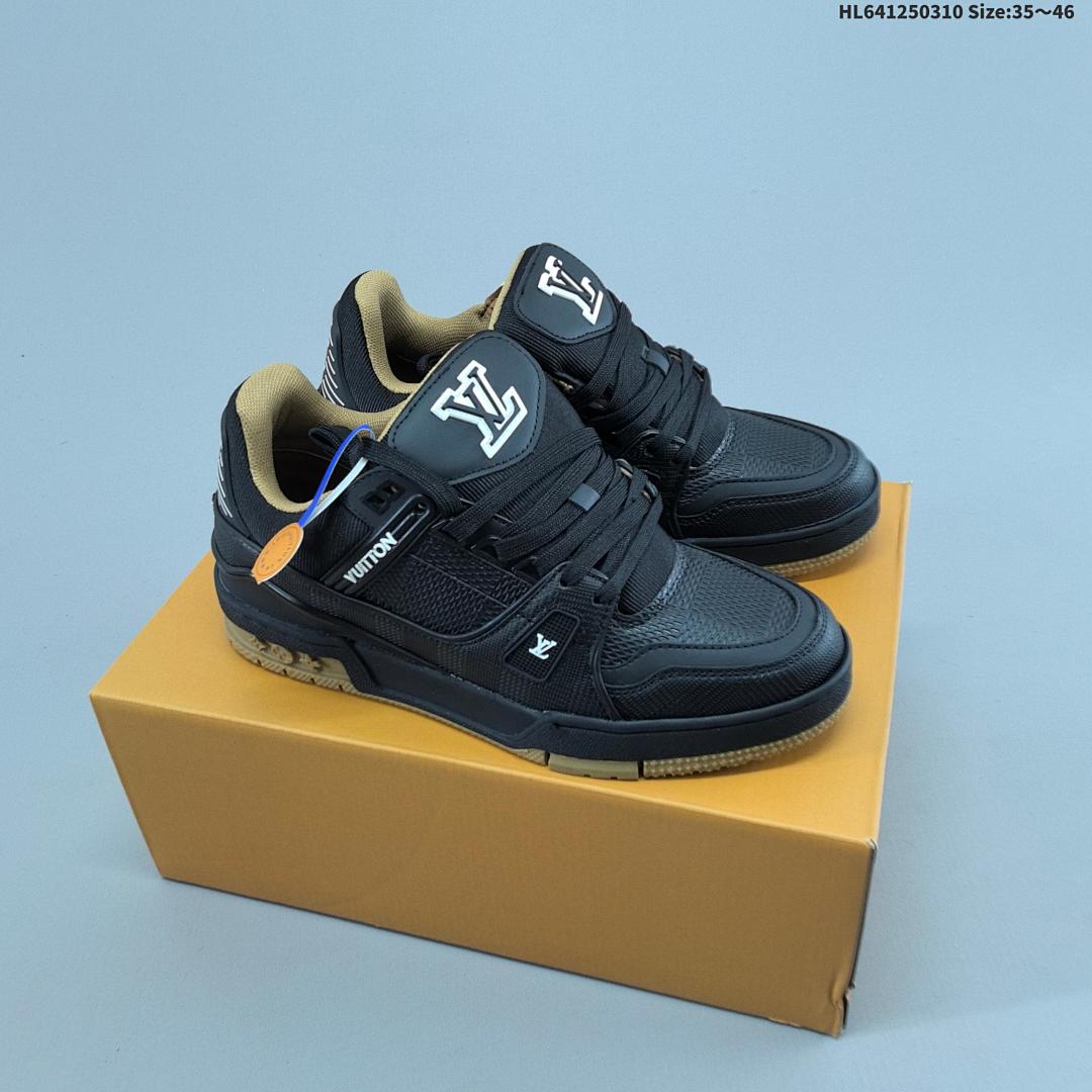 Louis Vuitton Trainer Sneaker Low LV ID Size 46 - foto 3