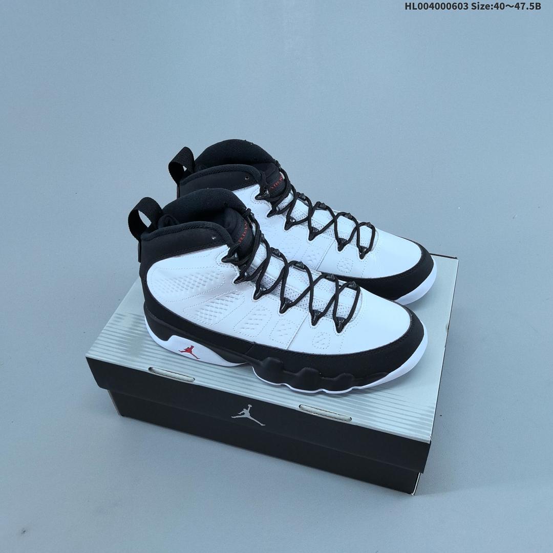Air Jordan 9 Retro "White Black Red" AJ9 9 aj9 9