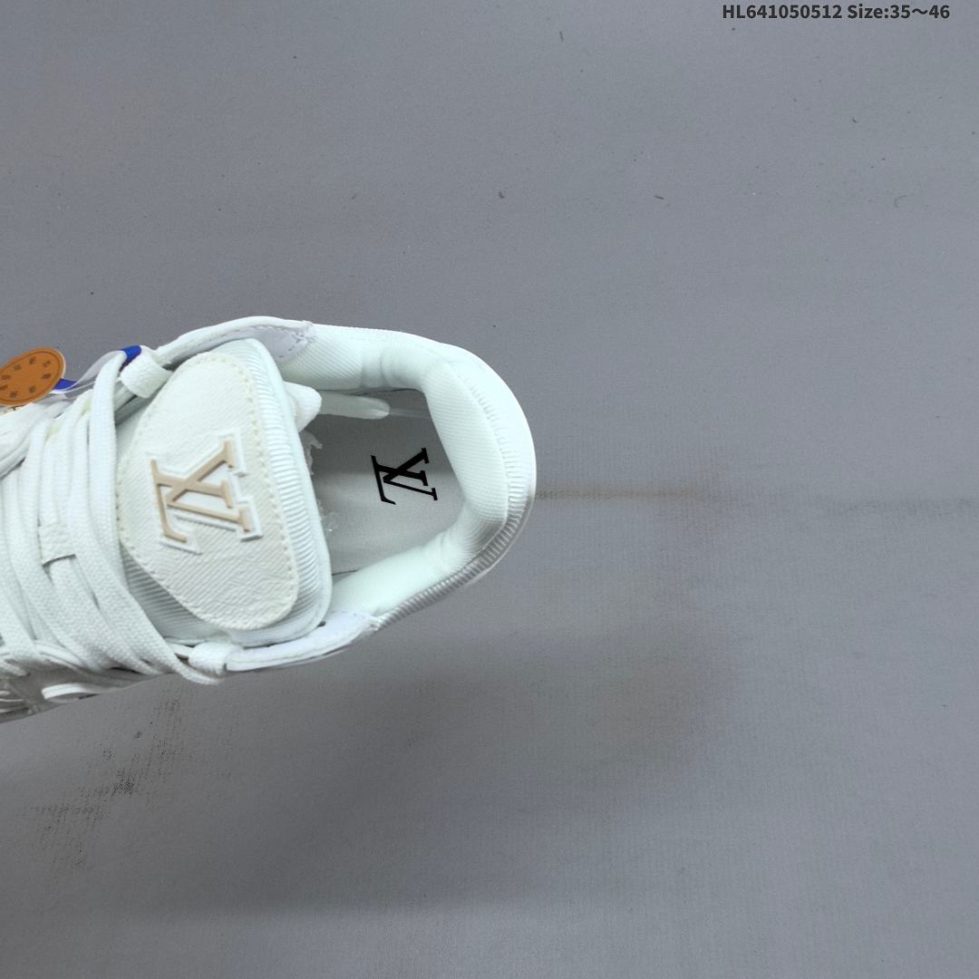 Louis Vuitton Trainer Sneaker Low LV ID Size 46 - foto 9