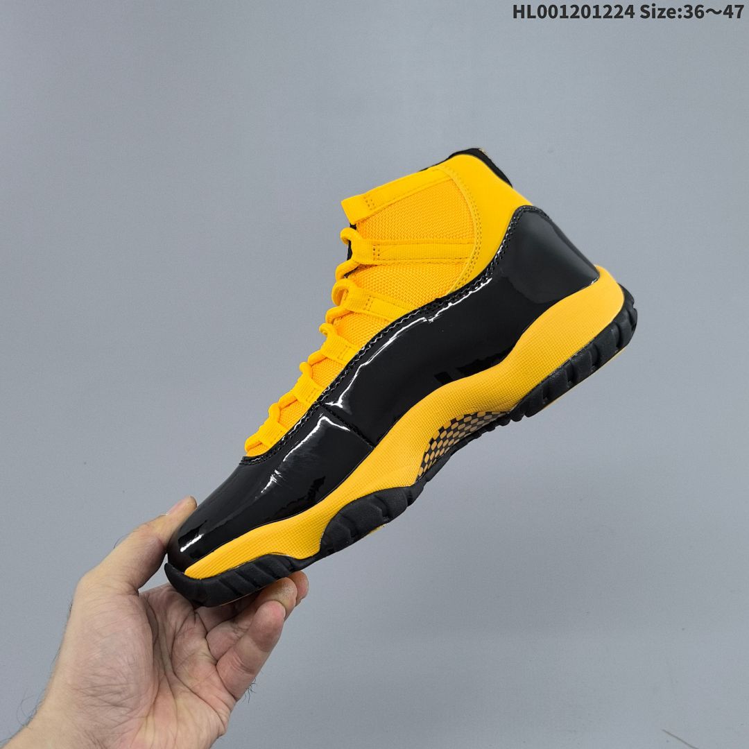 Air Jordan 11 Retro High "Black Yellow" AJ11 11 aj11 11 - foto 7