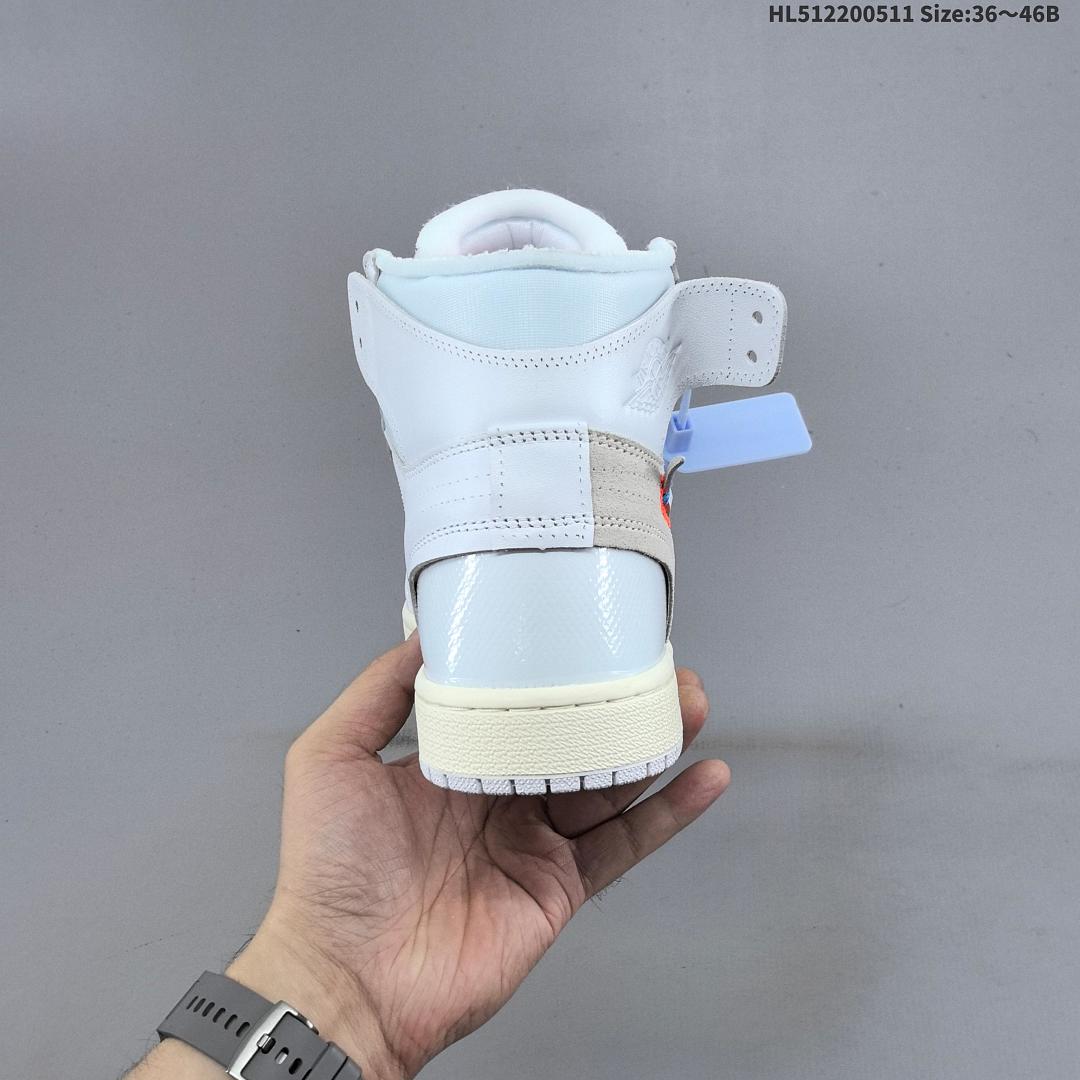 OFF-WHITE x Nike Air Jordan 1 Retro High OG “UNC” AJ1 1 aj1 1 Air J - foto 6