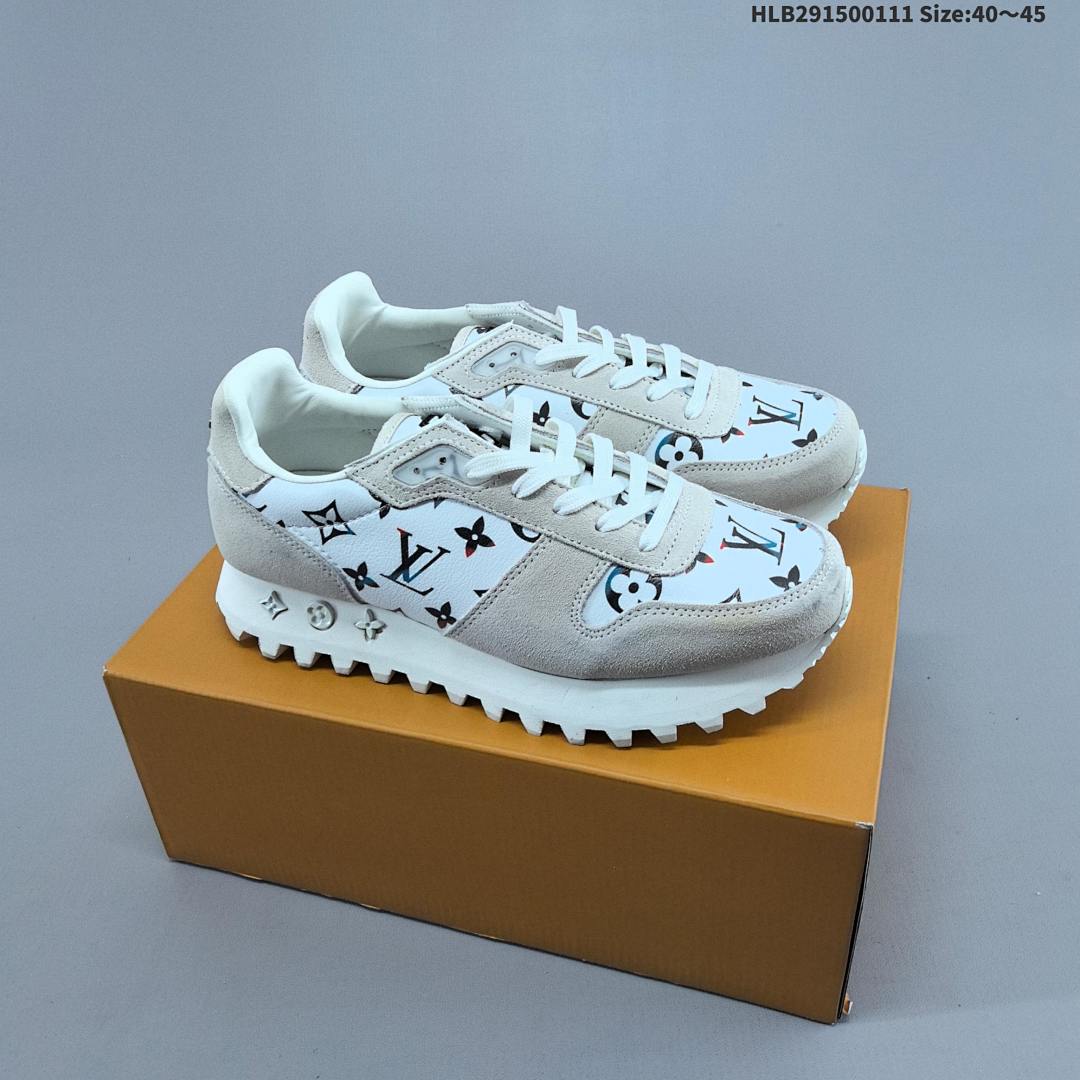 LV LOUIS VUITTON Tilted Suede Low Sneakers - foto 5