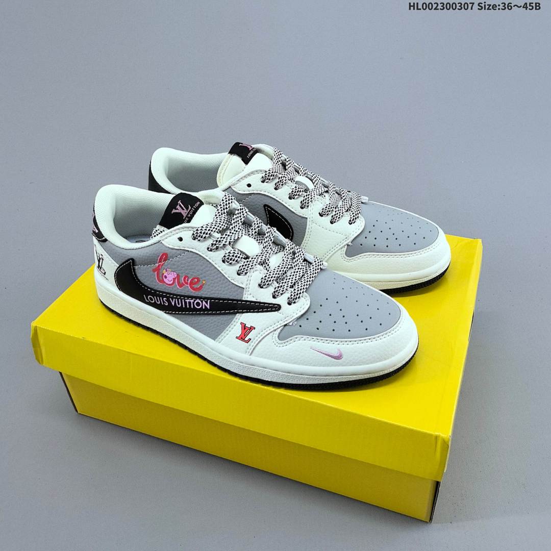 Louis Vuitton x Travis Scott x Air Jordan 1 Low LV x AJ1 AJ1 1 aj1 1 - foto 6