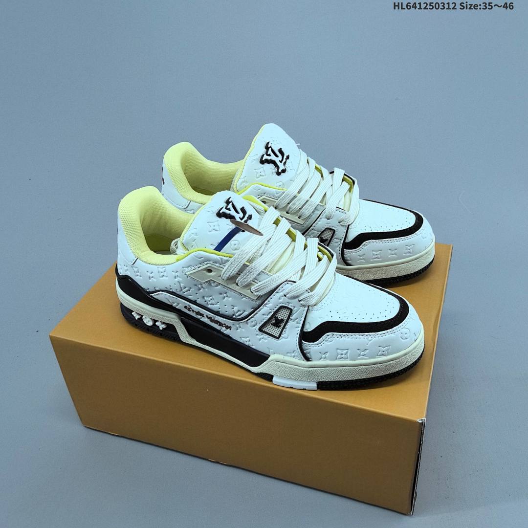 Louis Vuitton Trainer Sneaker Low LV ID Size 46 - foto 5