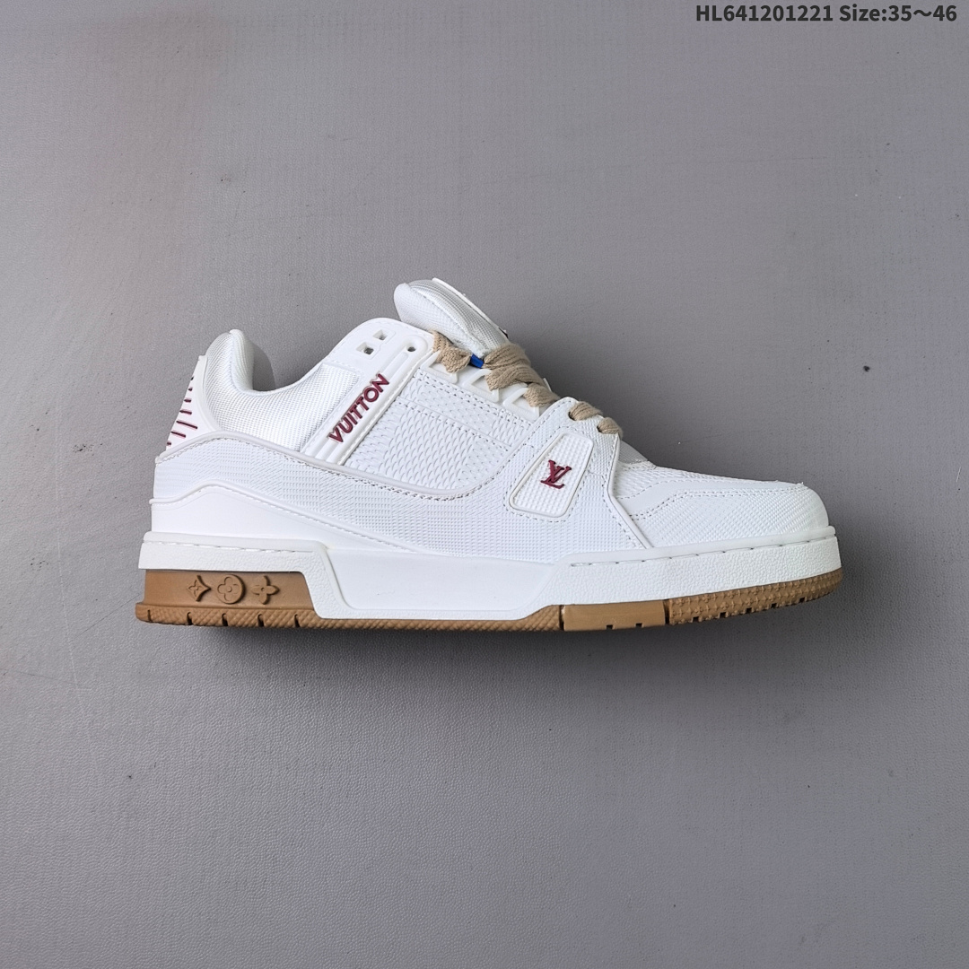 Louis Vuitton Trainer Sneaker Low LV ID Size 46 - foto 7