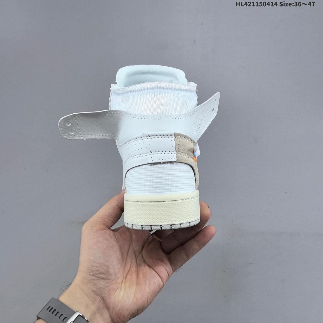 OFF-WHITE x Air Jordan 1 Retro High "White The The" OG AJ1 1 aj1 1 1 - foto 6