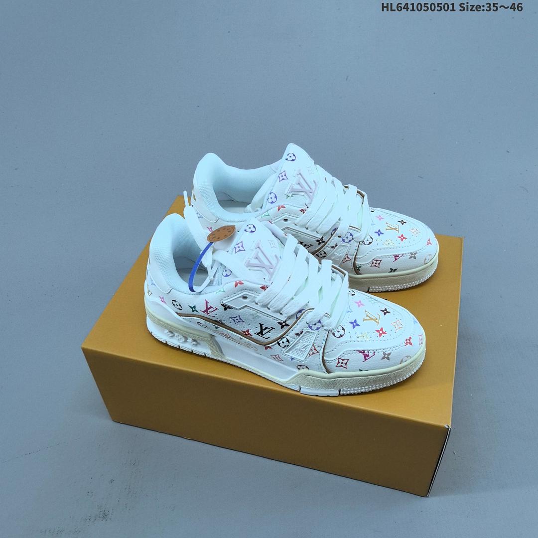 Louis Vuitton Trainer Sneaker Low LV ID Size 46 - foto 12