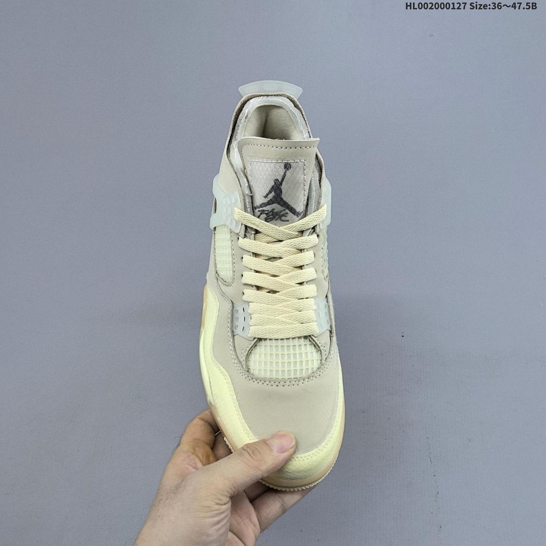 Off-White™ x Air Jordan 4 Retro "Cream Sail OW" AJ4 4 aj4 4 - foto 6