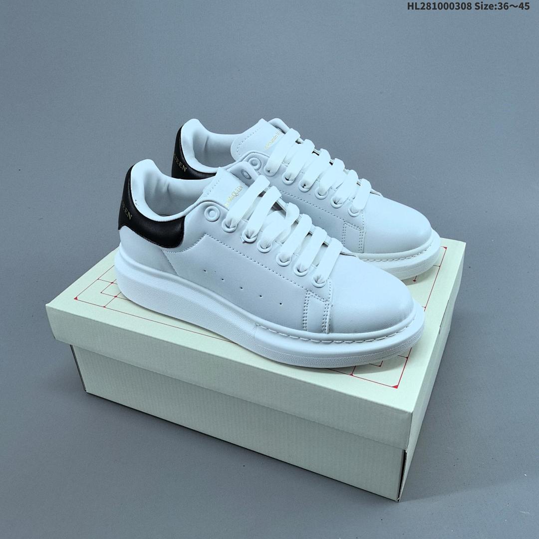 Alexander McQueen · Sole Leather Sneakers HL281000308 Size 4 - foto 8