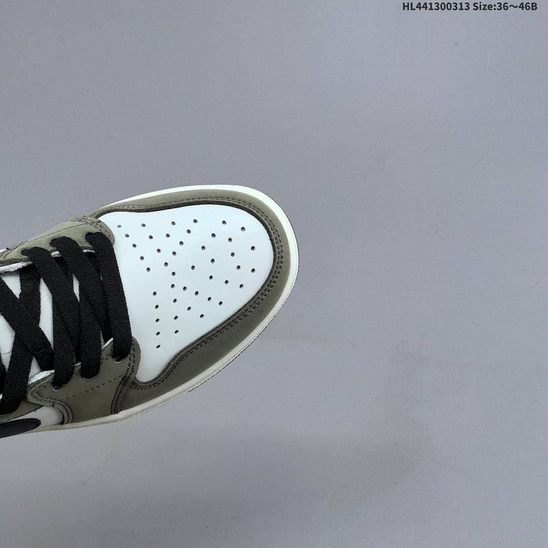 Air Jordan 1 Low OG "Medium Olive" AJ1 1 aj1 1 - foto 8
