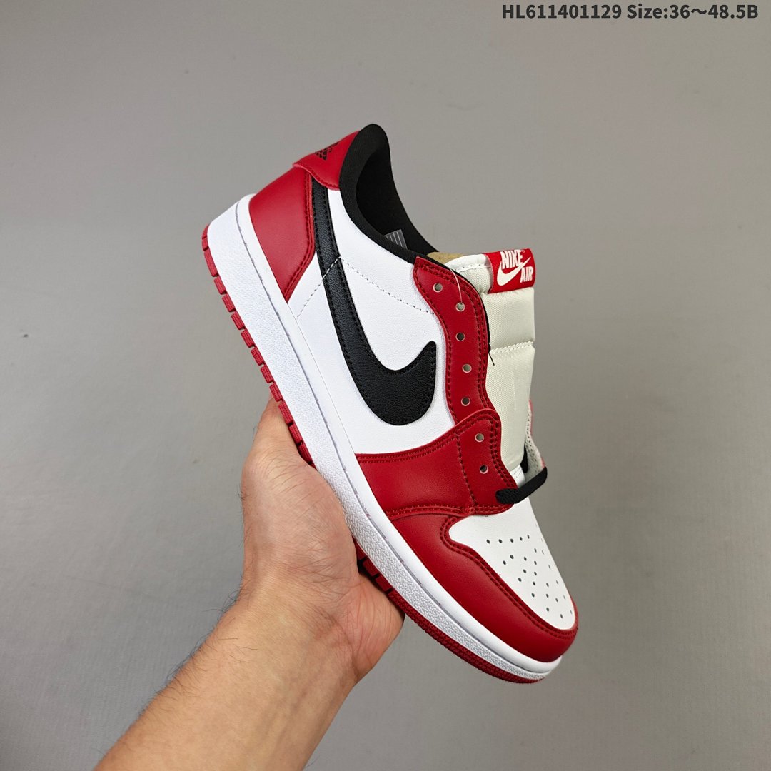 Air Jordan 1 Low OG "Black Muslin Varsity Red" AJ1 1 aj1 1 - foto 8
