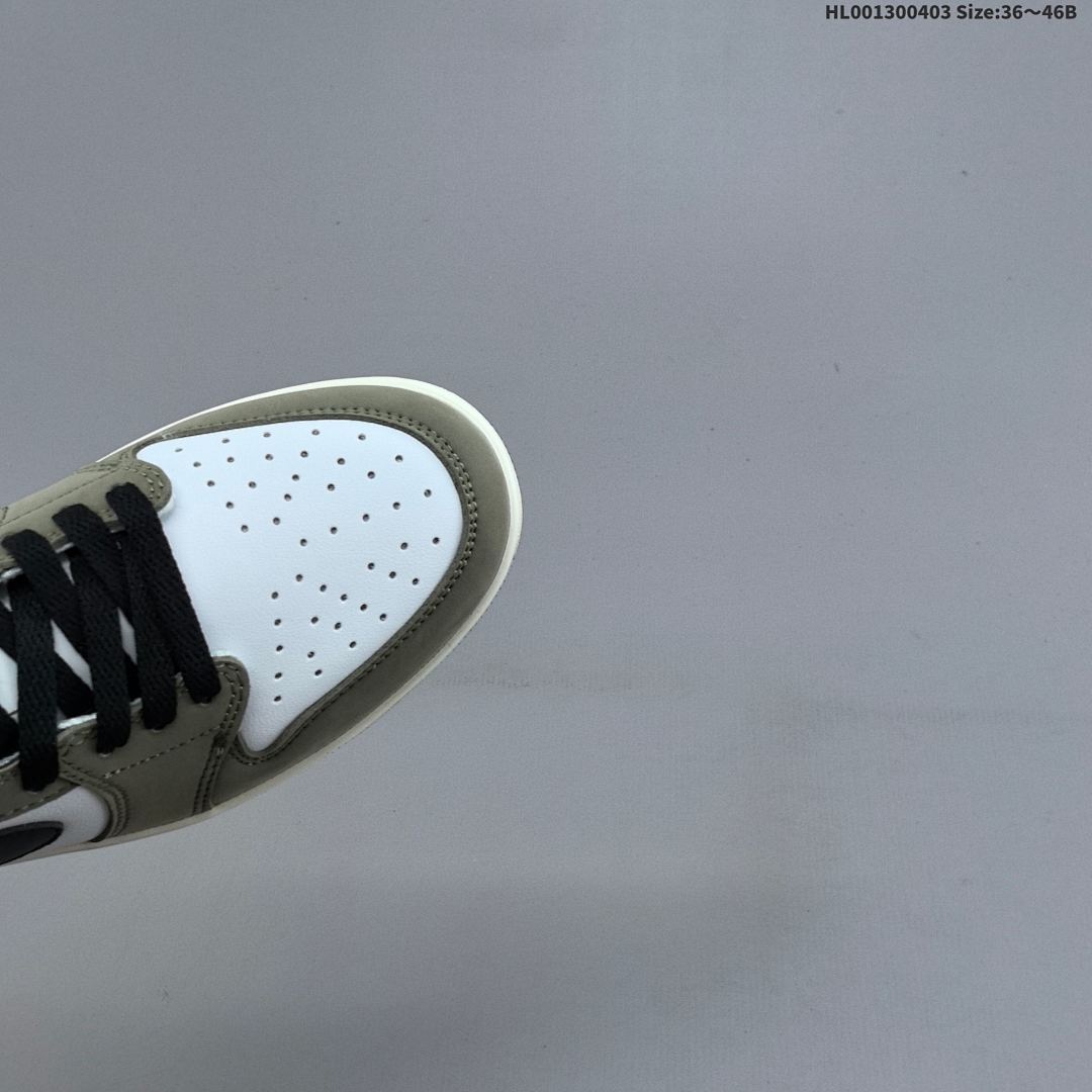 Air Jordan 1 Low OG "Medium Olive" AJ1 1 aj1 1 - foto 8
