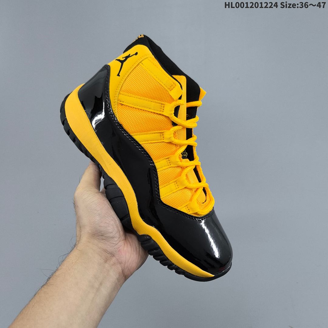 Air Jordan 11 Retro High "Black Yellow" AJ11 11 aj11 11 - foto 8