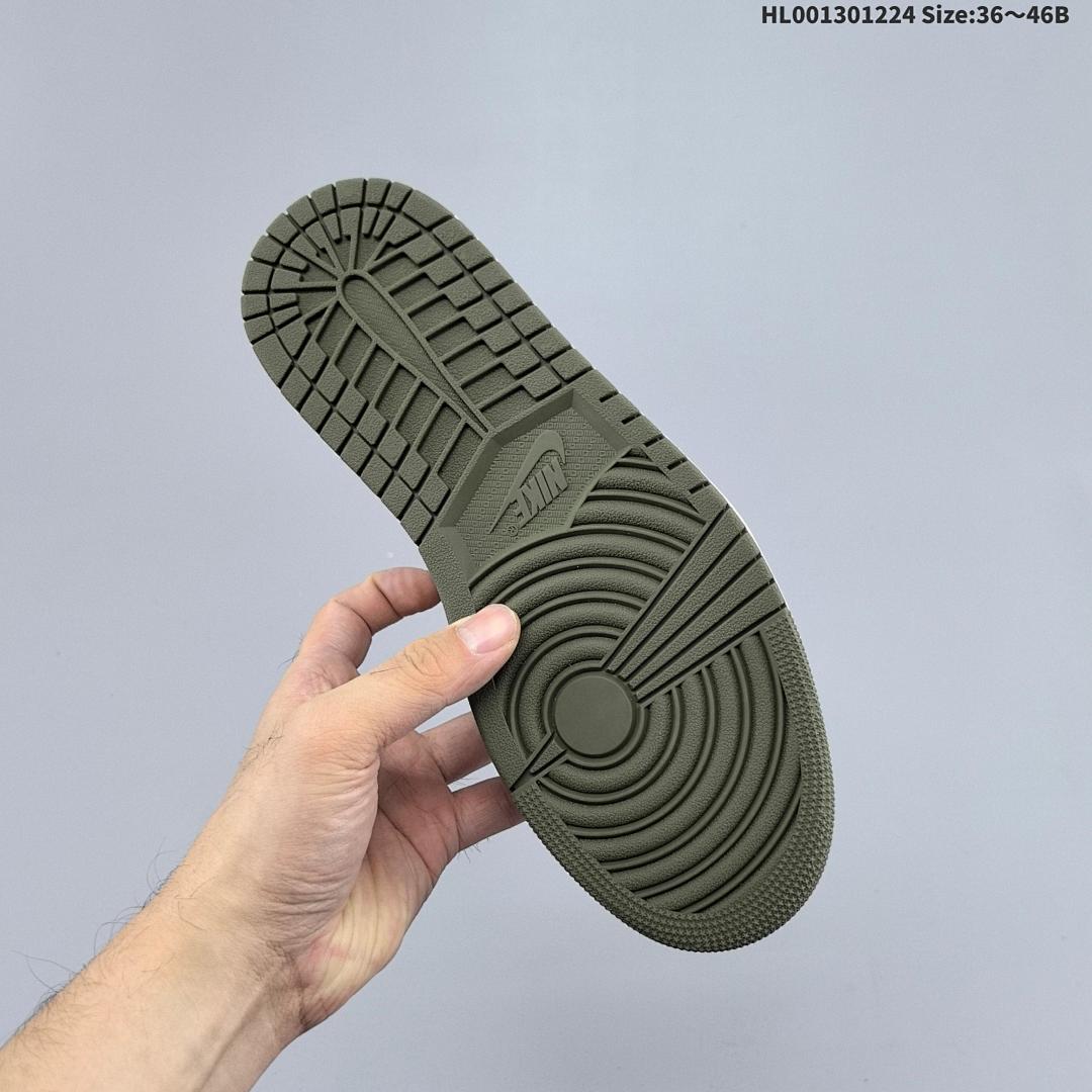 Air Jordan 1 Low OG "Medium Olive" AJ1 1 aj1 1 - foto 4