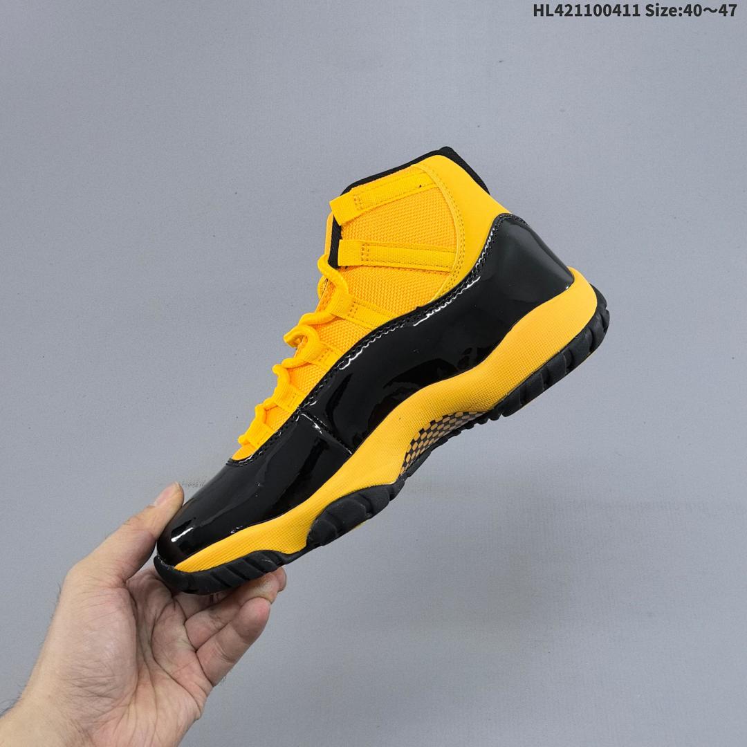 Air Jordan 11 Retro High "Black Yellow" AJ11 11 aj11 11 - foto 4