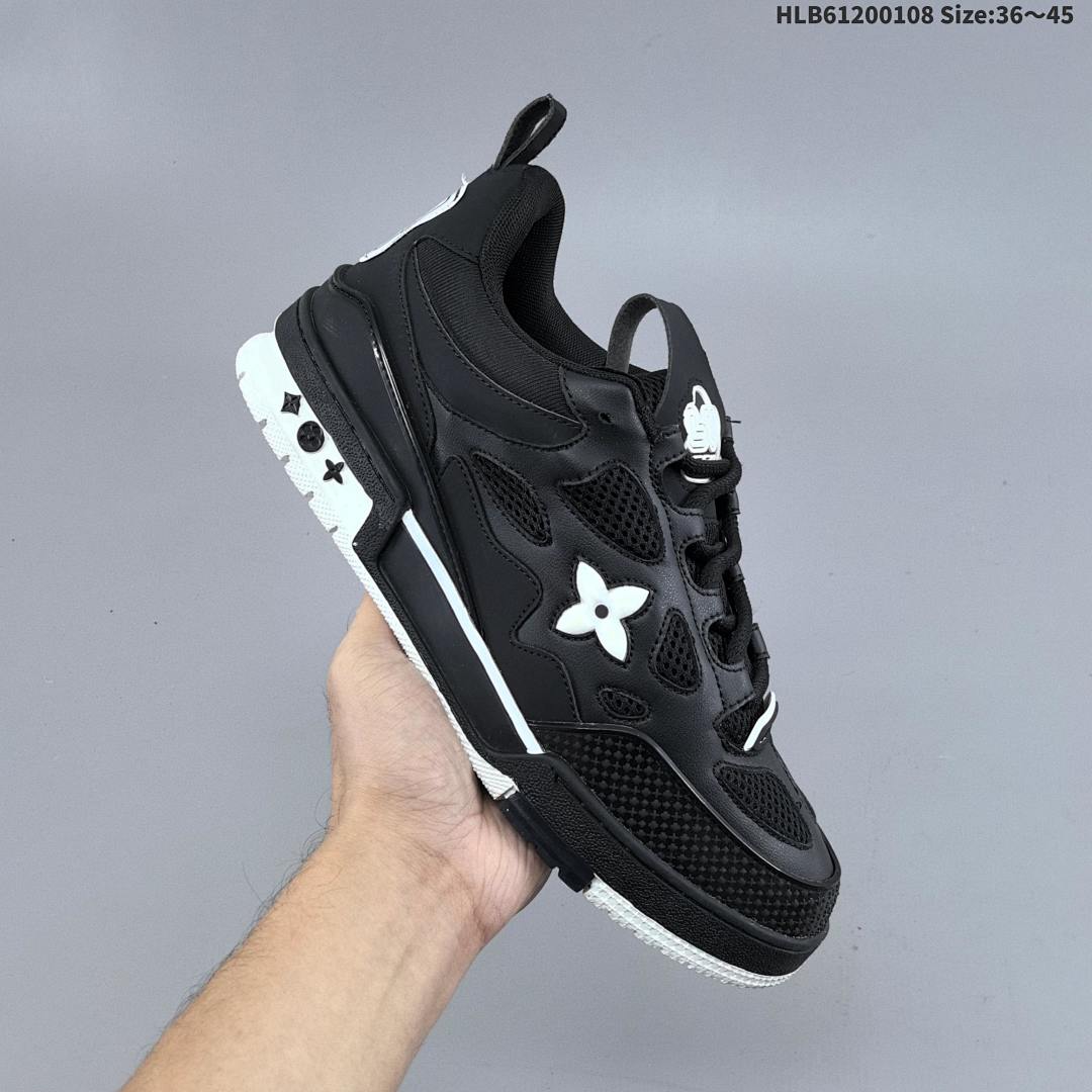 LV Louis Vuitton Trainer Sneaker Low ID Size 45 - foto 5