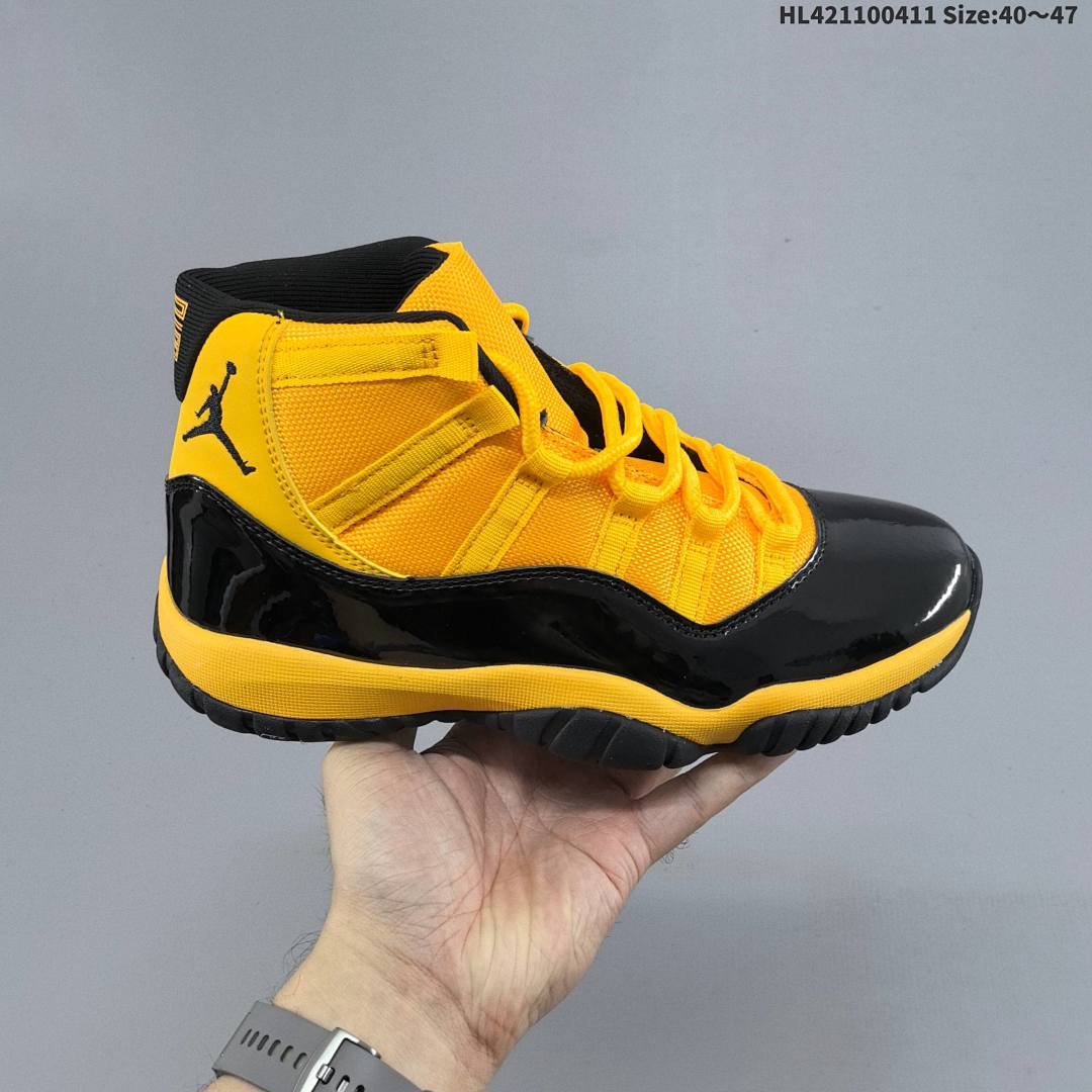 Air Jordan 11 Retro High "Black Yellow" AJ11 11 aj11 11 - foto 2