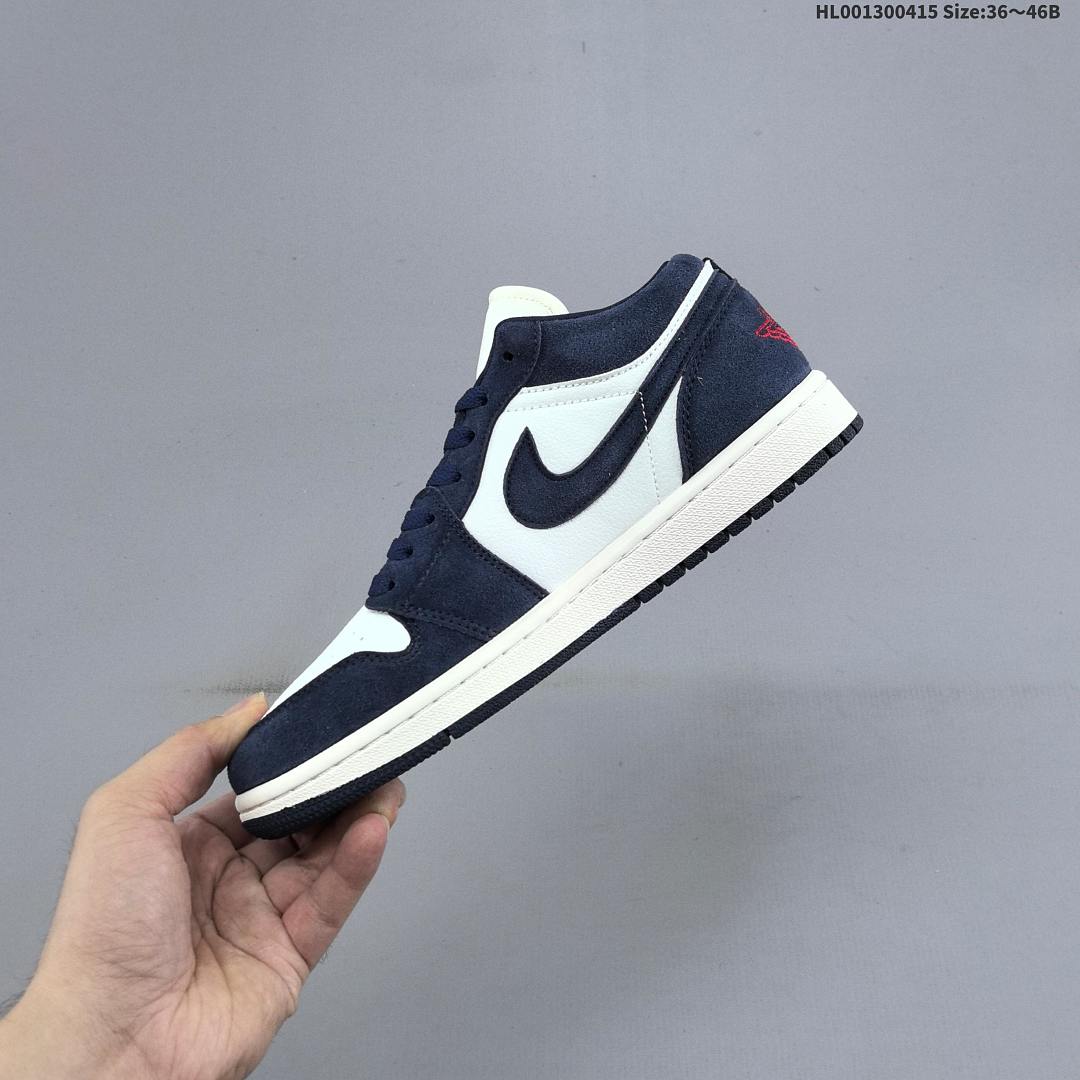 Air Jordan 1 Low "Obsidian Suede" AJ1 1 aj1 1 - foto 4