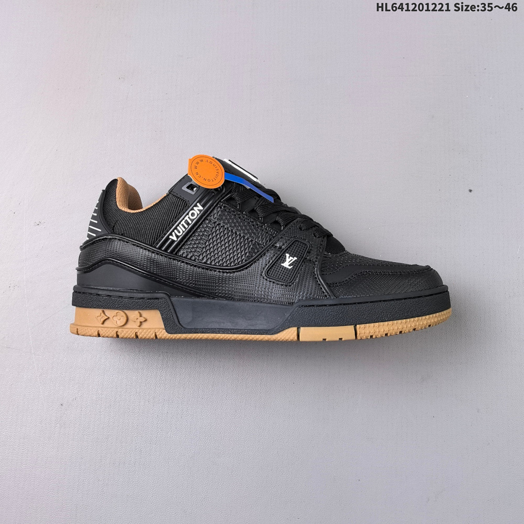 Louis Vuitton Trainer Sneaker Low LV ID Size 46 - foto 8