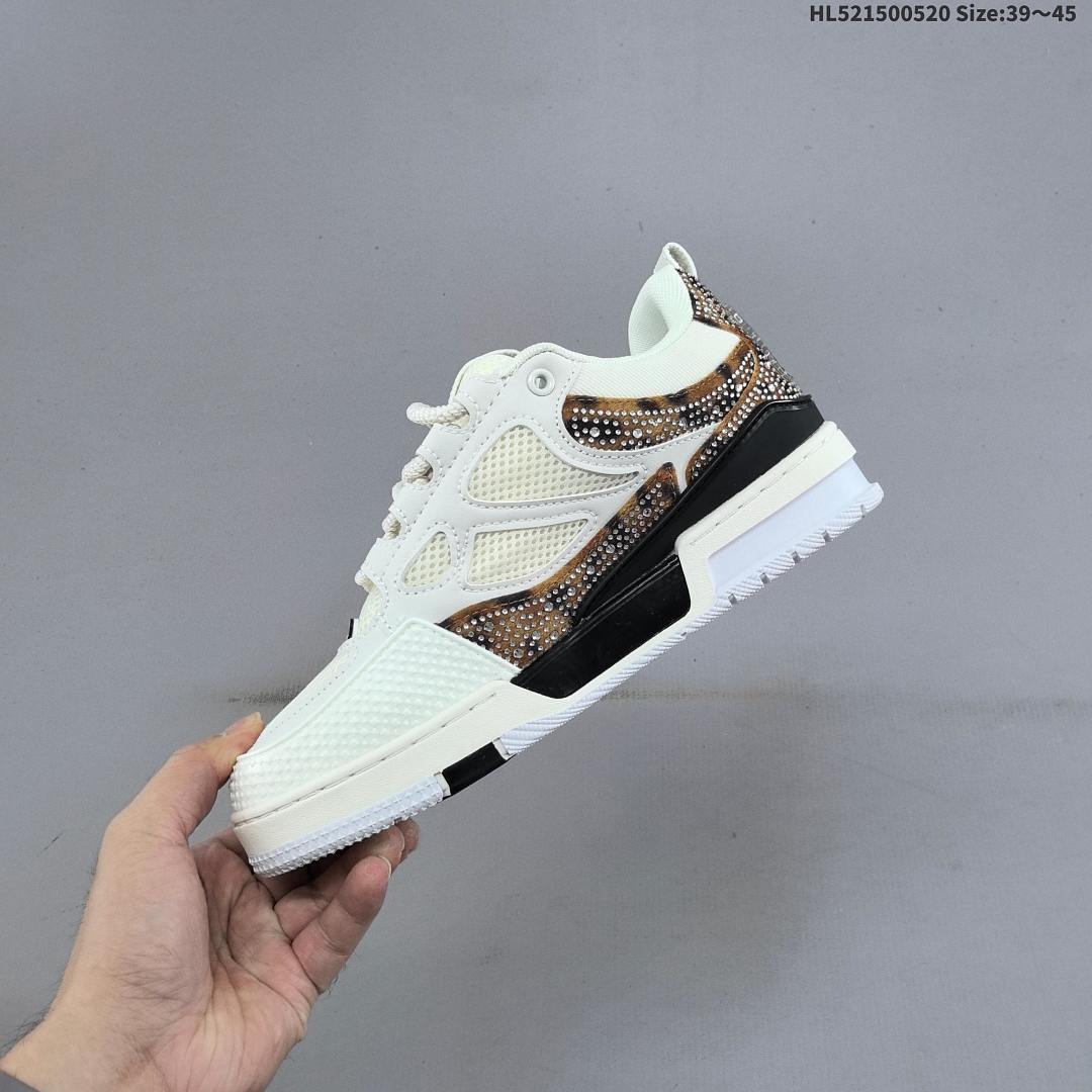 Louis Vuitton Trainer Sneaker Low LV ID Size 45 - foto 6