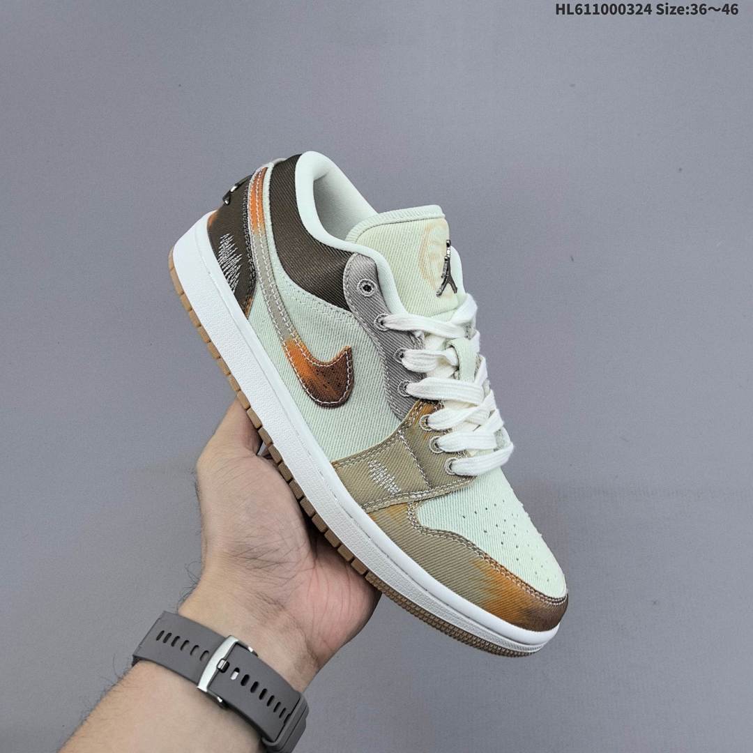 Air Jordan 1 Low SE "Multi-Color Distressed" AJ1 1 aj1 1 Jo - foto 3