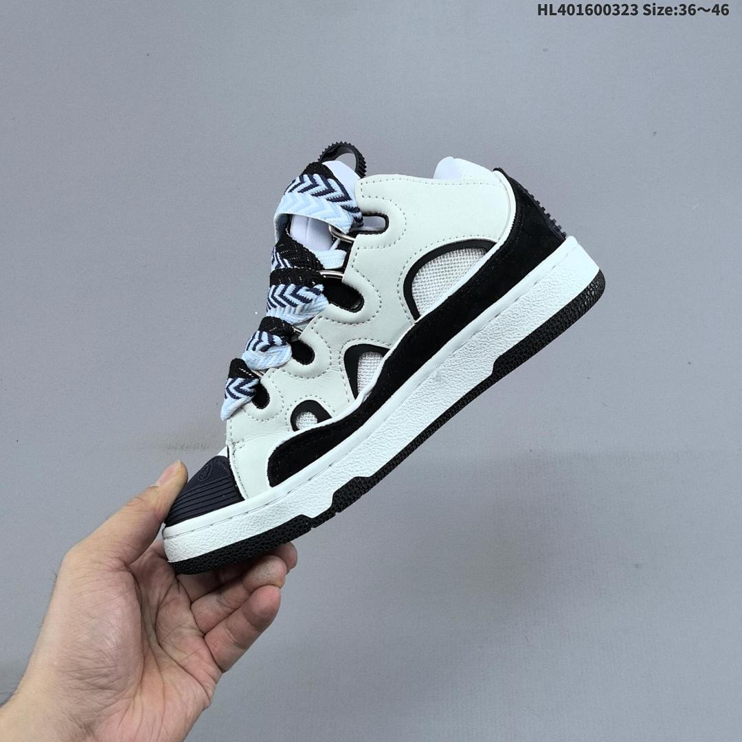 Lanvin Leather Curb Sneakers Curb ➕ ➕ - foto 4