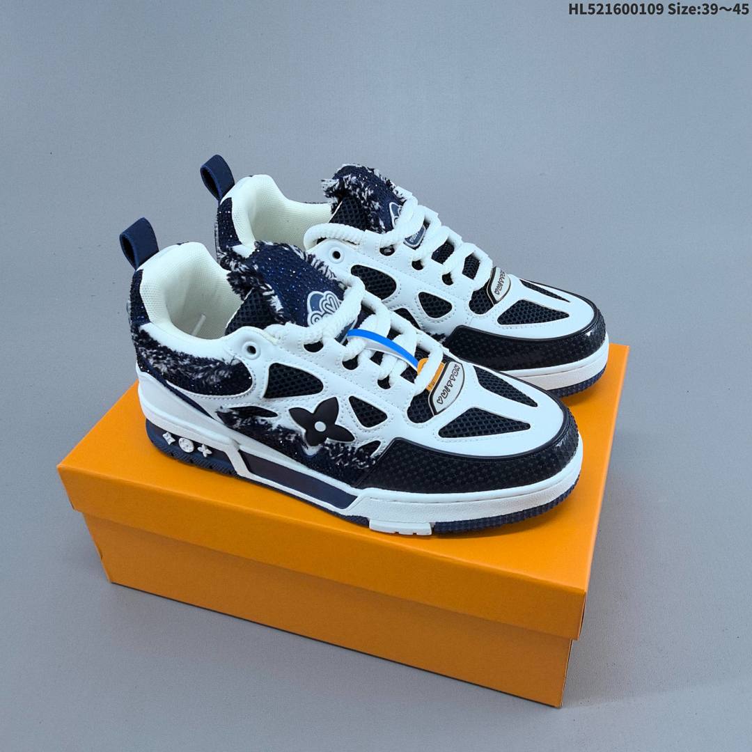LV Louis Vuitton Trainer Sneaker Low ID Size 45 - foto 3