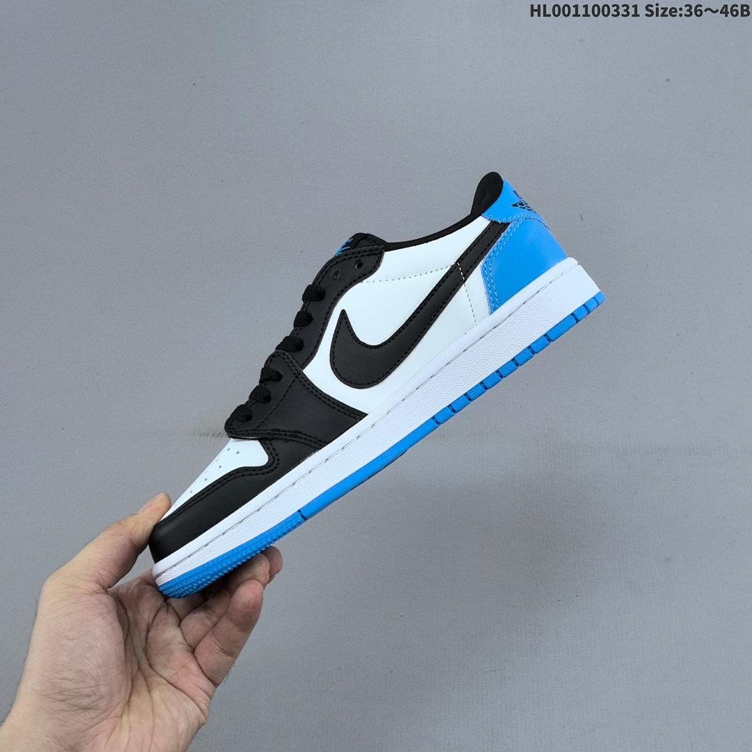 Air Jordan 1 Low OG "Black and Dark Powder Blue" AJ1 1 aj1 1 - foto 5