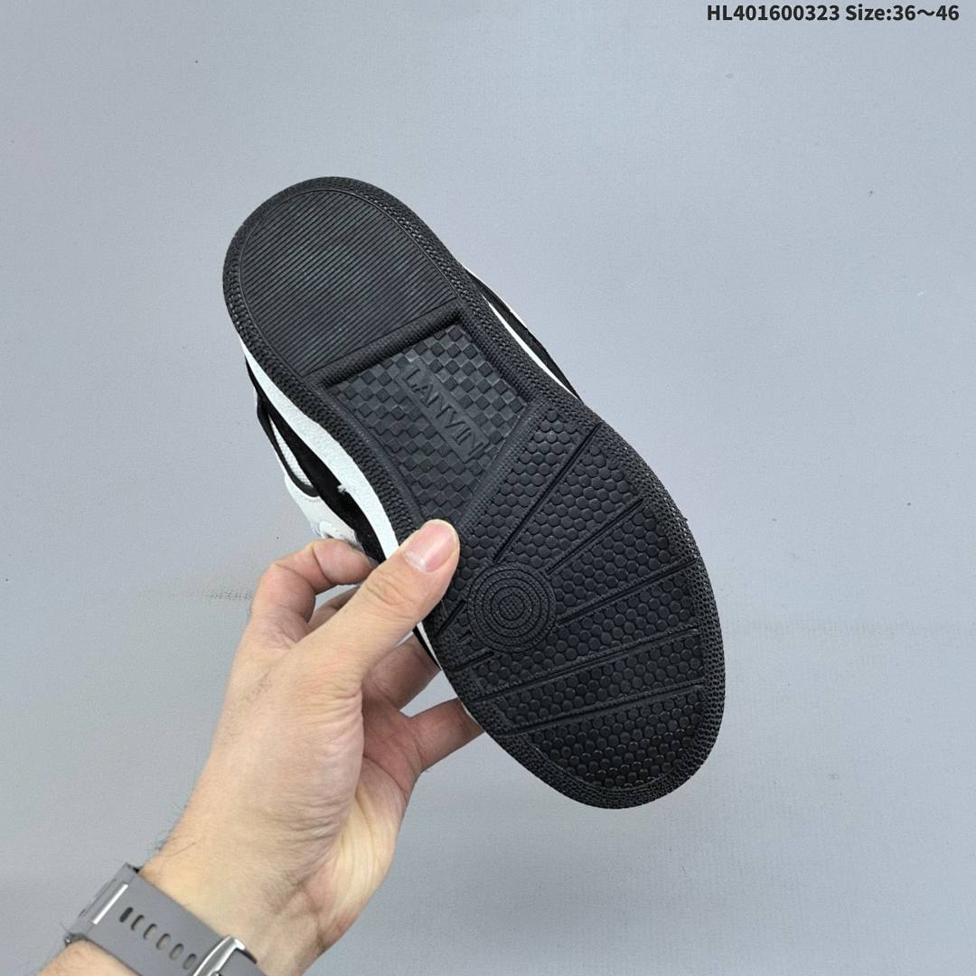 Lanvin Leather Curb Sneakers Curb ➕ ➕ - foto 7