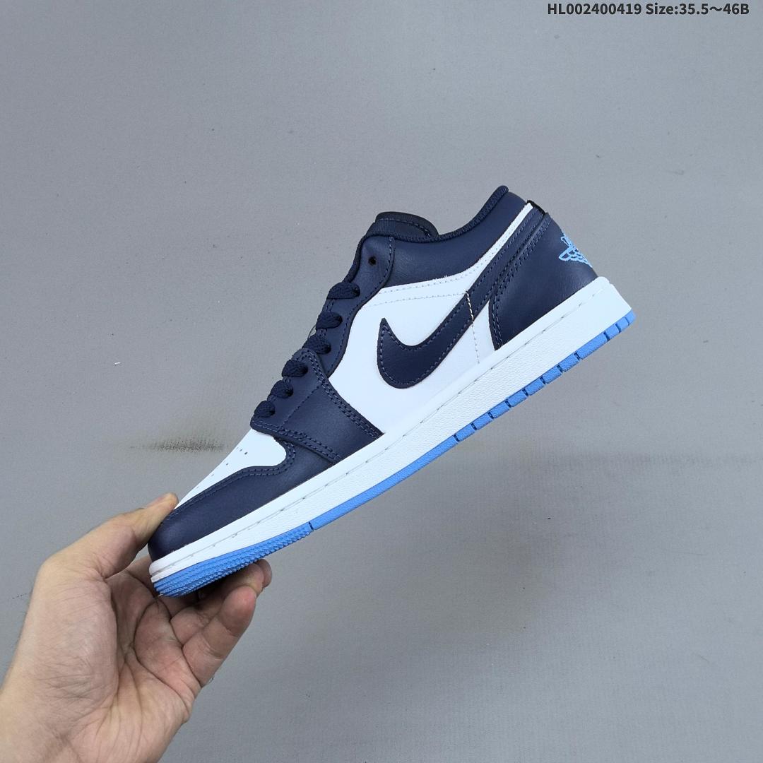 Air Jordan 1 Low "Midnight Navy/University Blue" AJ1 1 aj1 1 - foto 4