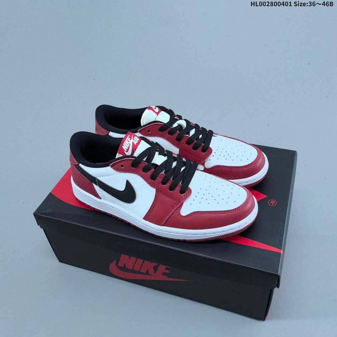 Air Jordan 1 Low OG "Black Muslin Varsity Red" AJ1 1 aj1 1