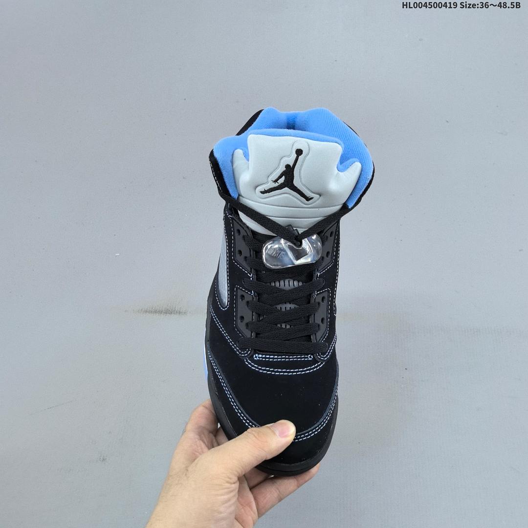 Air Jordan 5 Retro "Black University Blue" AJ5 5 aj5 5 - foto 5