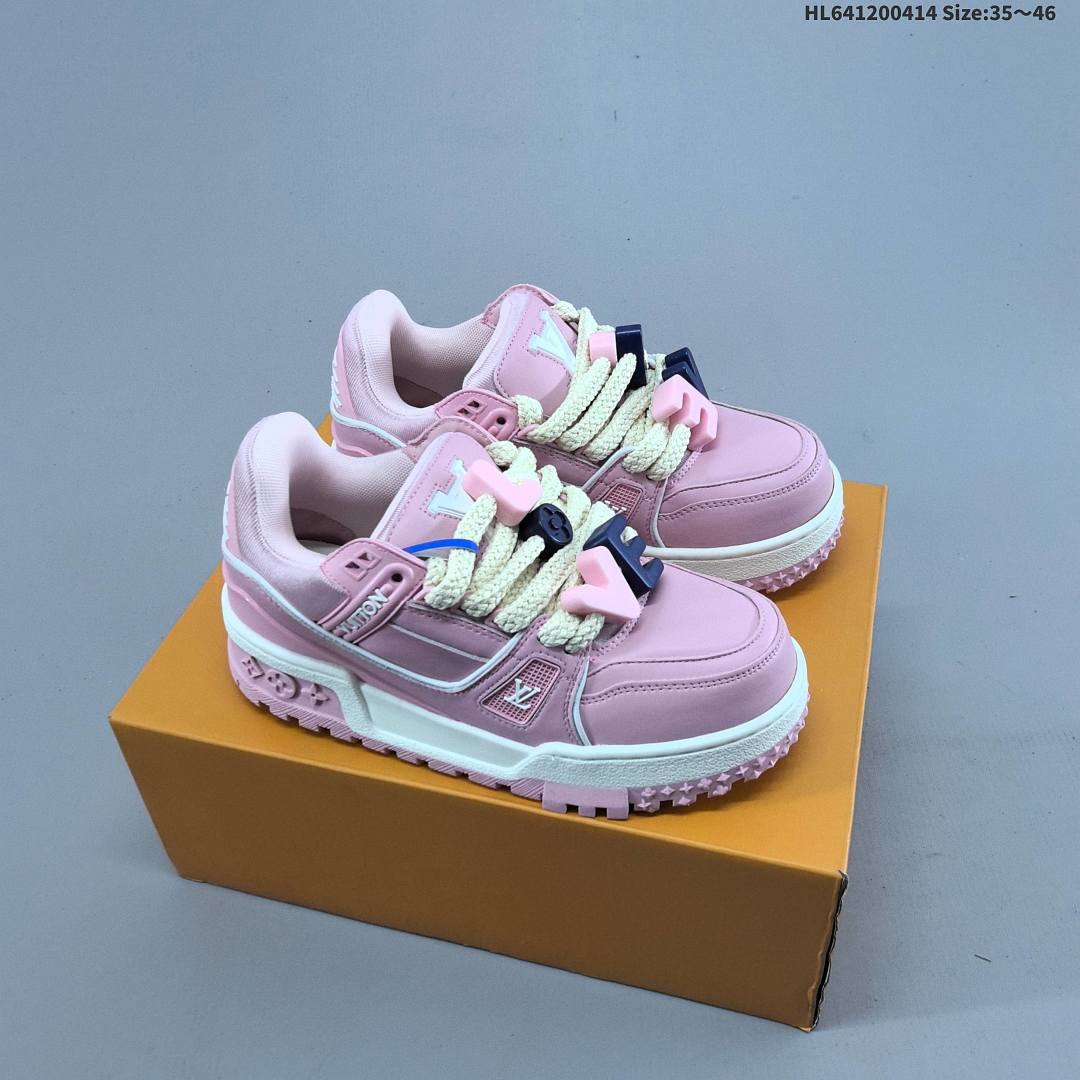Louis Vuitton Trainer Sneaker Low LV ID Size 46 - foto 8