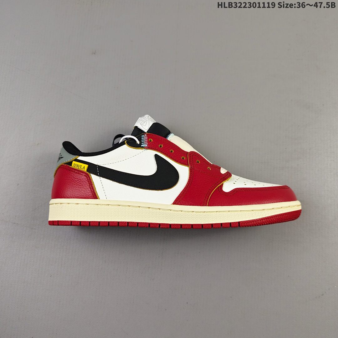 Air Jordan 1 Low OG "Black Muslin Varsity Red" AJ1 1 aj1 1