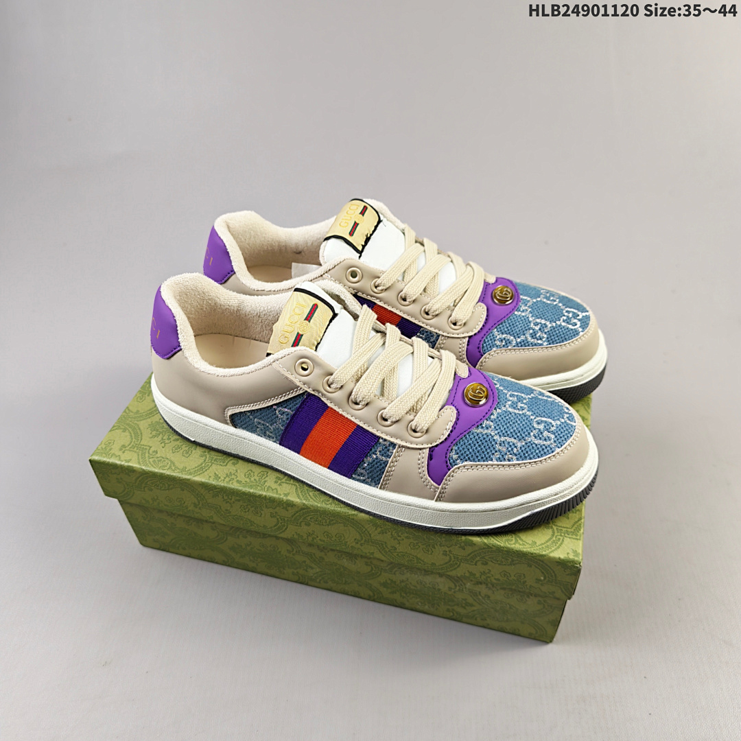 Gucci Gucci Distressed Screener sneaker Gucci HLB24901120 Size:3 - foto 19