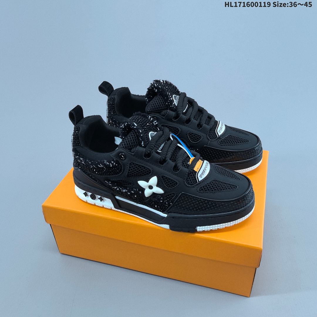 Louis Vuitton Trainer Sneaker Low LV ID Size 45 - foto 2
