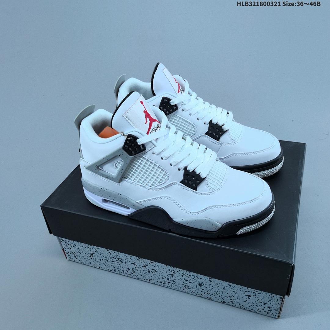 Air Jordan 4 Retro OG "Cement" AJ4 4 aj4 4 - foto 5