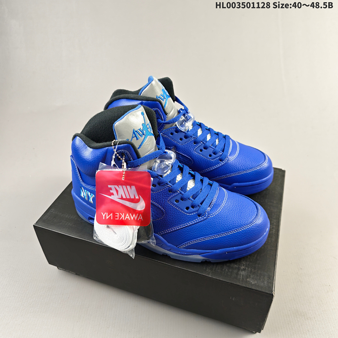 Awake NY x Air Jordan 5 Retro "Blue" AJ5 5 aj5 5 Awake NY Jorda