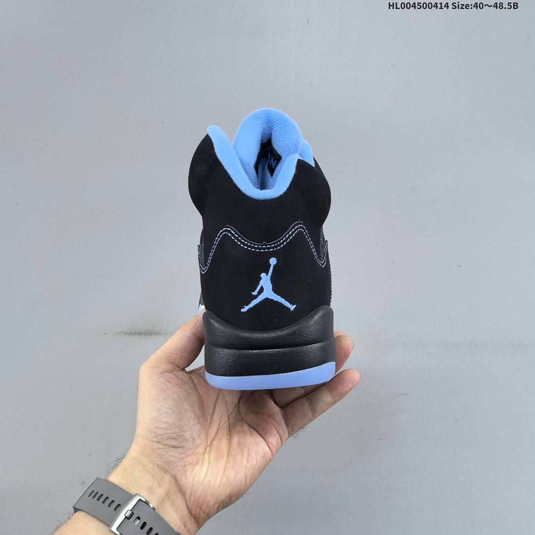 Air Jordan 5 Retro "Black University Blue" AJ5 5 aj5 5 - foto 6