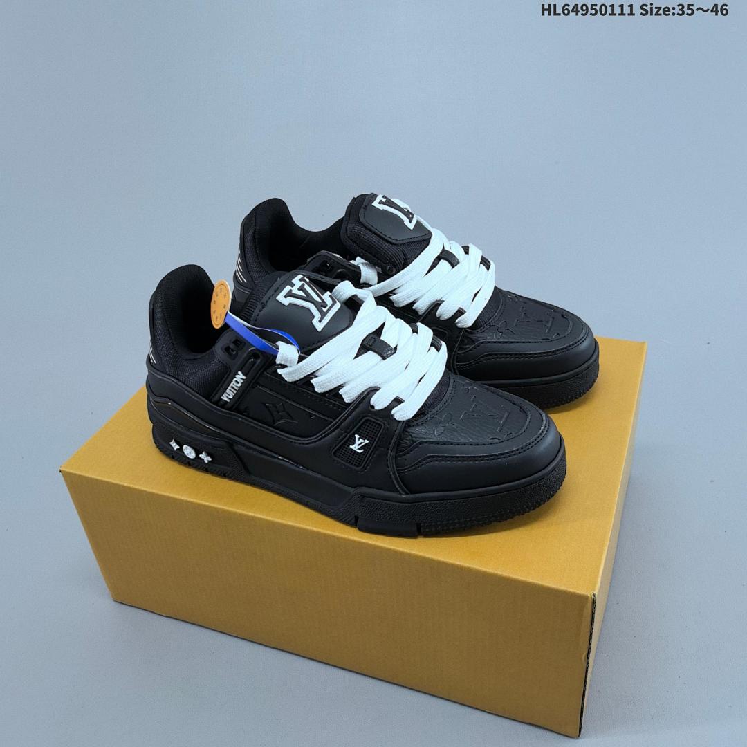 LV Louis Vuitton Trainer Sneaker Low ID HL64950111 Size 46