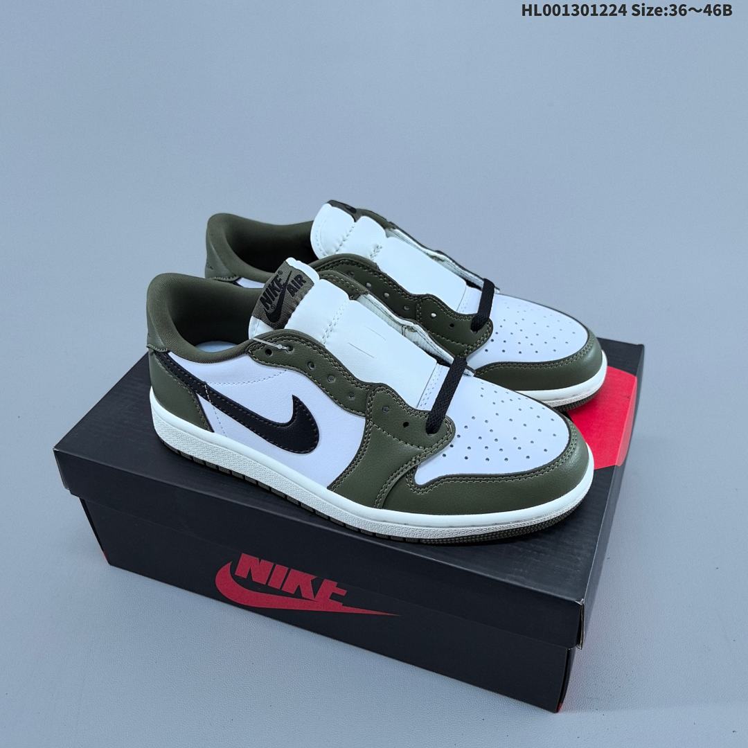 Air Jordan 1 Low OG "Medium Olive" AJ1 1 aj1 1