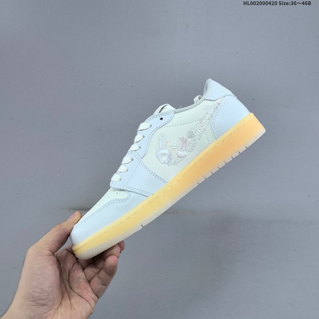 Air Jordan 1 Low OG "Floral Swoosh" AJ1 1 aj1 1 - foto 4