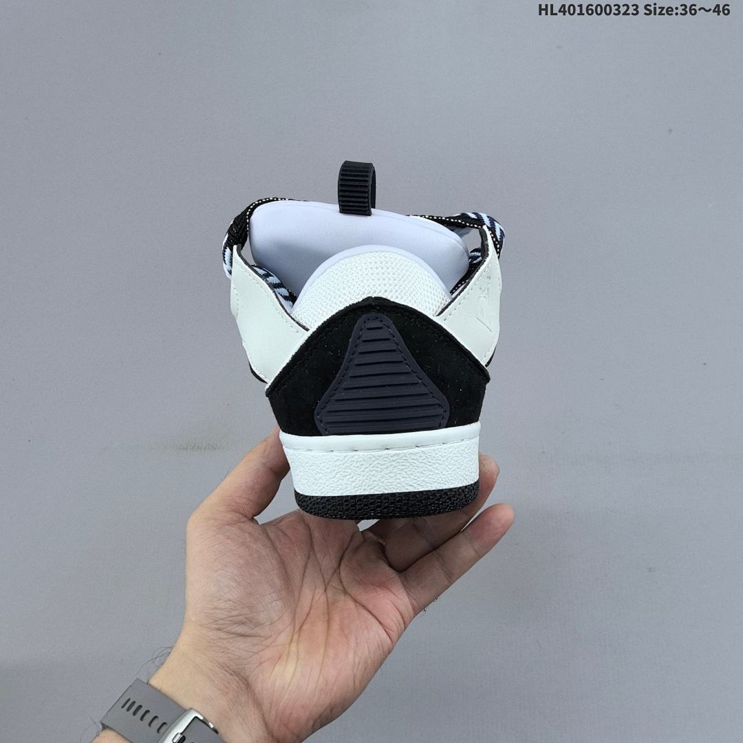 Lanvin Leather Curb Sneakers Curb ➕ ➕ - foto 6