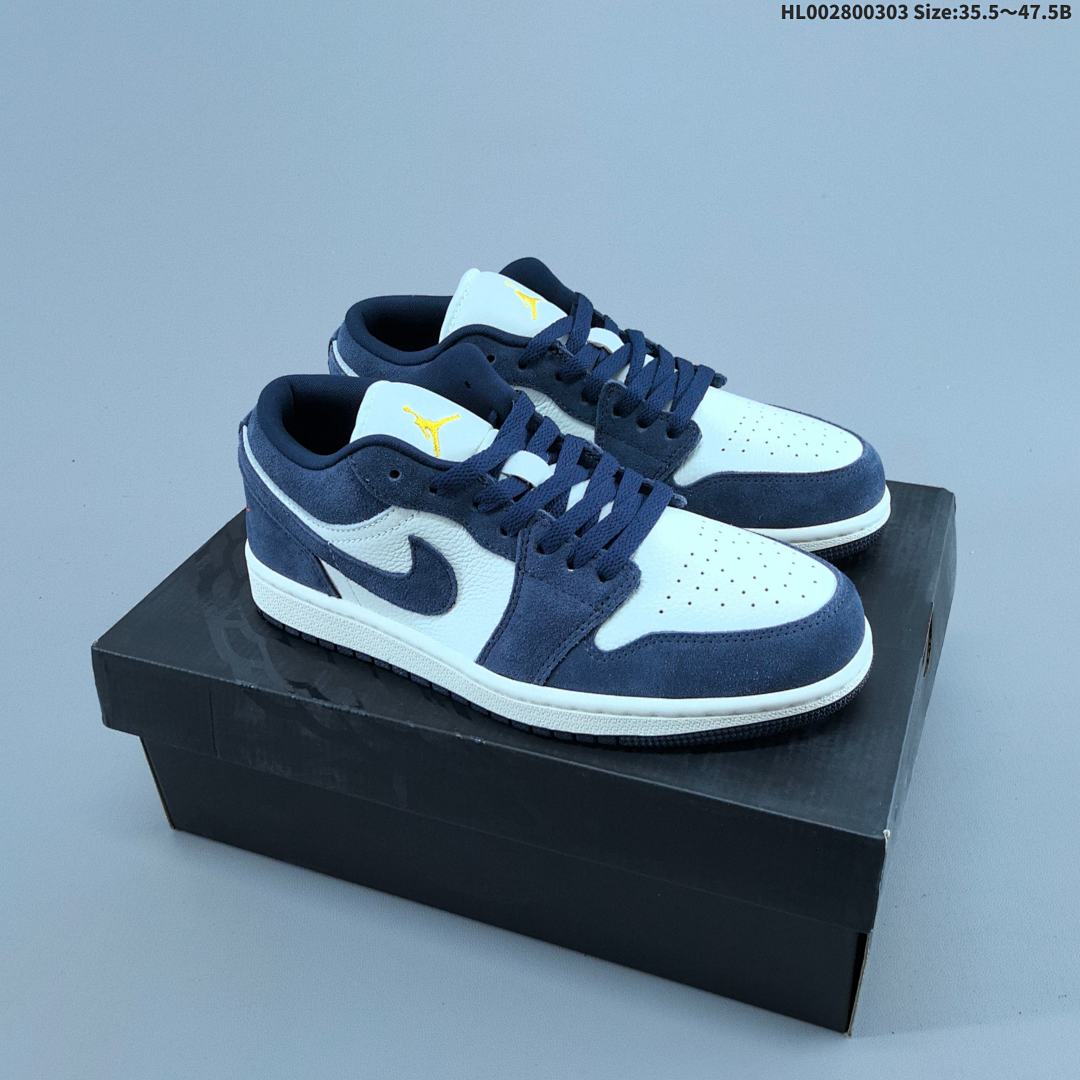 Air Jordan 1 Low "Obsidian Suede" AJ1 1 aj1 1