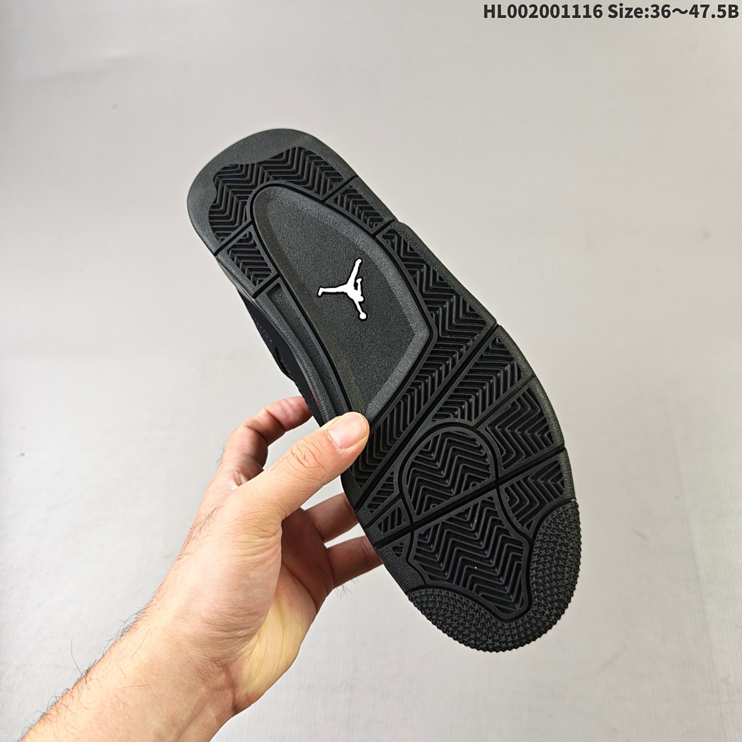 Air Jordan 4 Retro "Black Cat" AJ4 4 aj4 4 - foto 5
