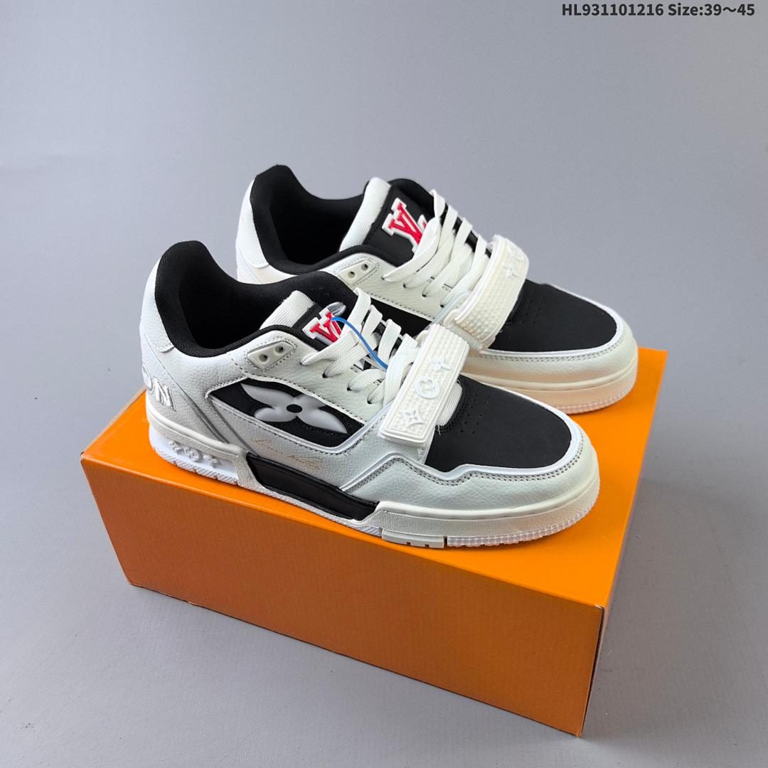 Louis Vuitton Trainer Sneaker Low LV ID Size 45 - foto 3