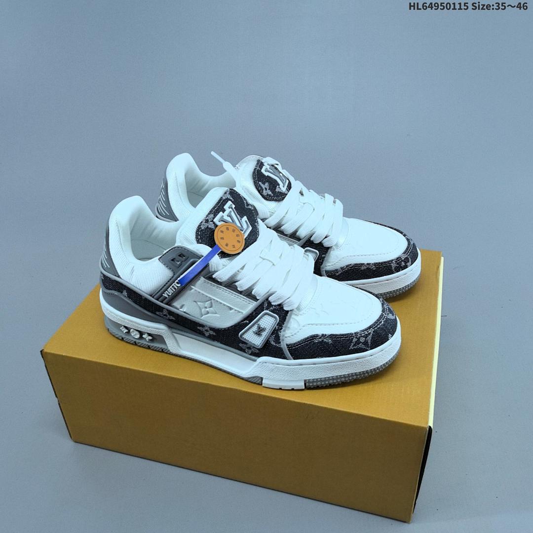 Louis Vuitton Trainer Sneaker Low LV ID Size 46 - foto 2