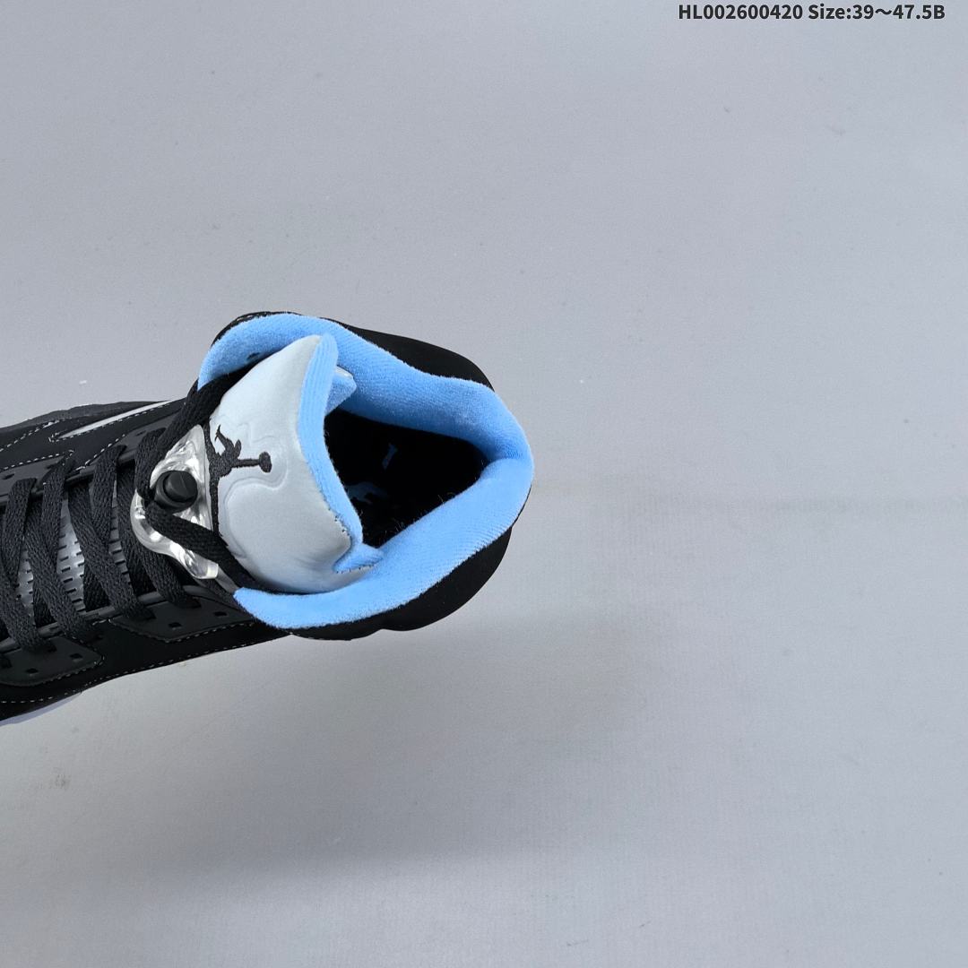 Air Jordan 5 Retro "Black University Blue" AJ5 5 aj5 5 - foto 9