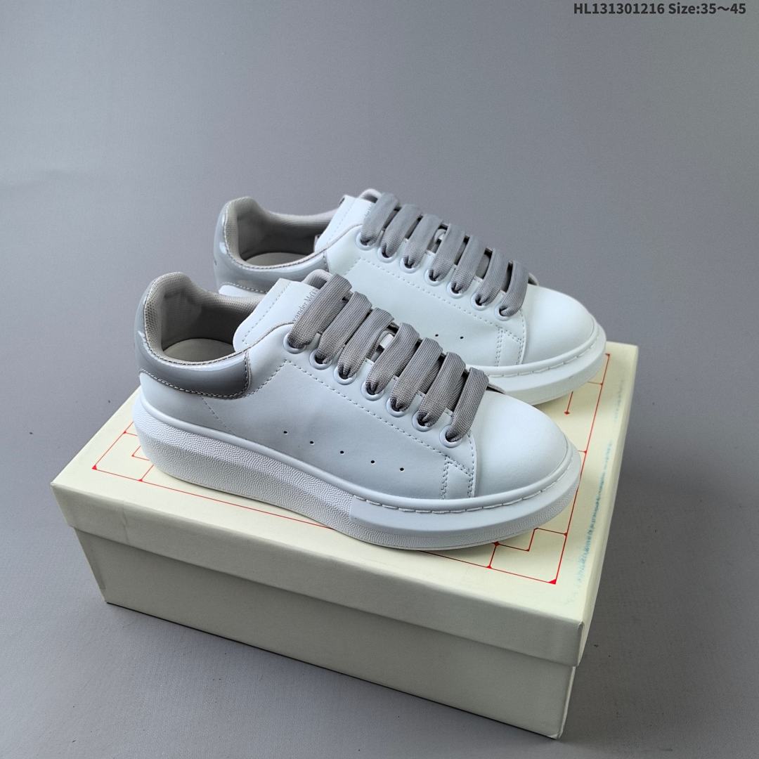 Alexander McQueen Oversized Exaggerated-Sole Suede Leather Sneakers - foto 13