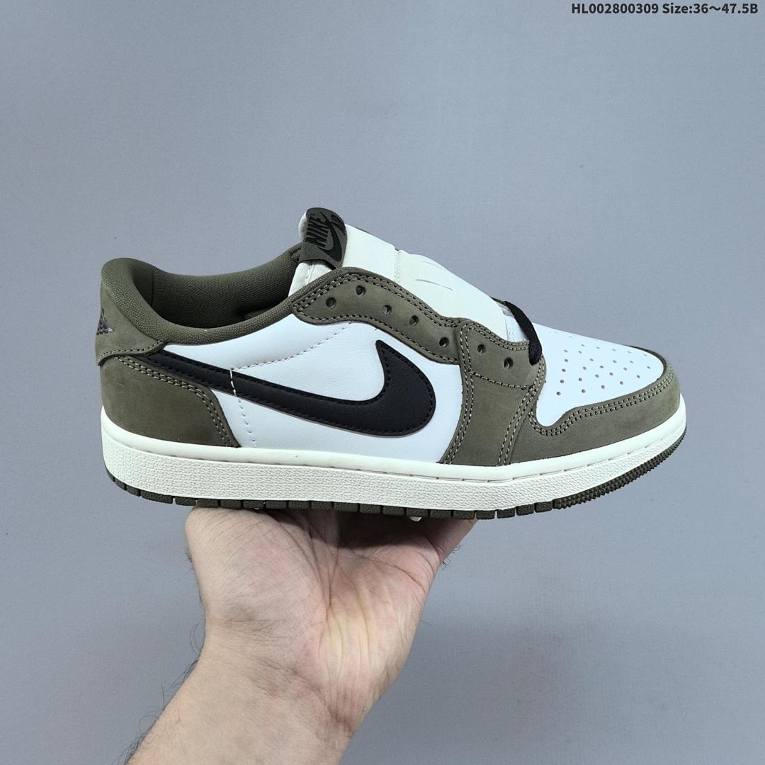 Air Jordan 1 Low OG "Medium Olive" AJ1 1 aj1 1 - foto 2